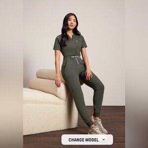 Fabletics scrub jumpsuit